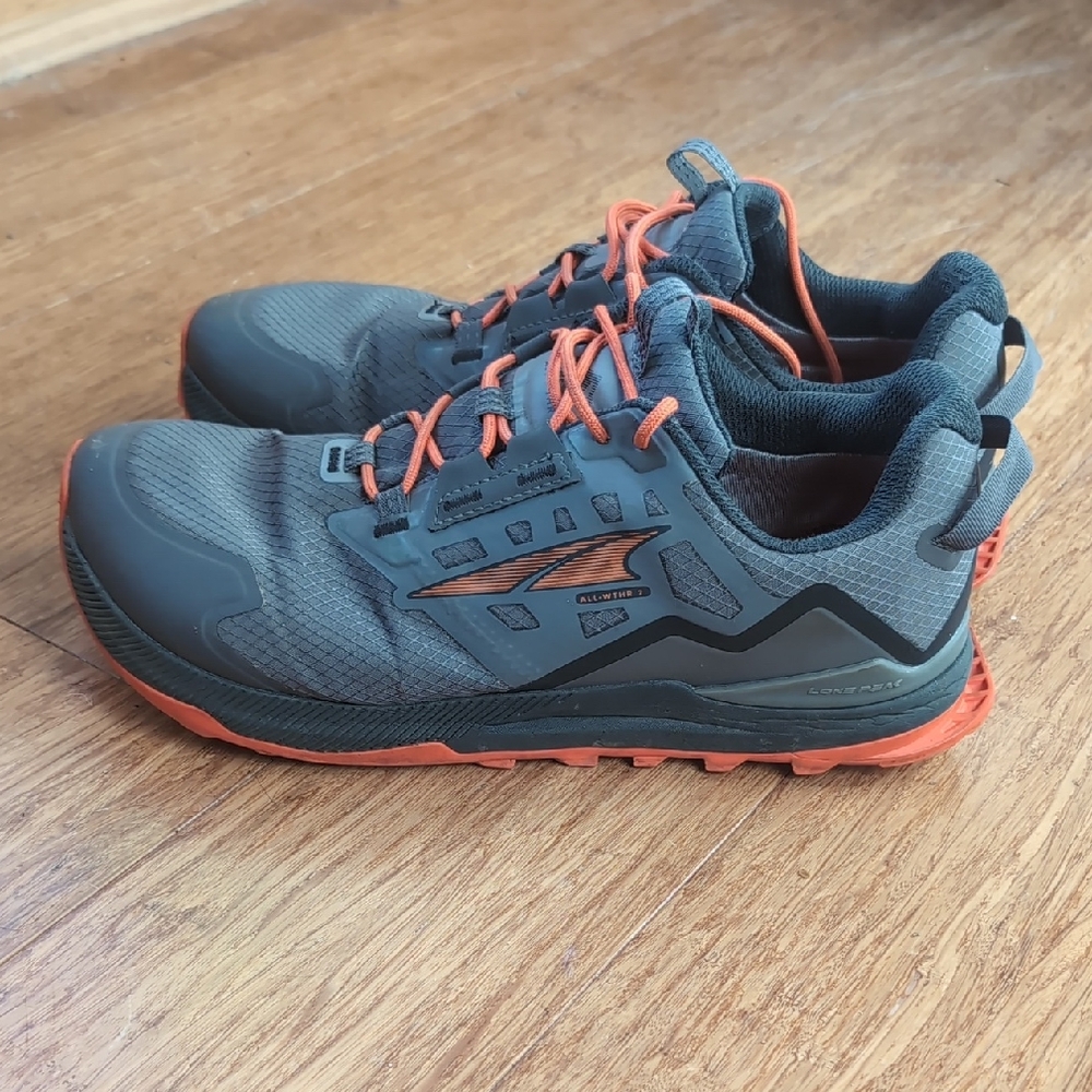 Altra Men's Charcoal and Tangerine Athletic Shoes